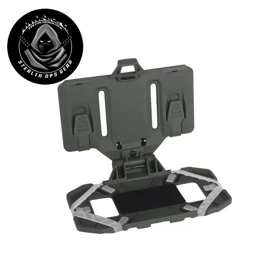 Crafted to hold devices measuring up to 8 x 16 x 2 cm, this board guarantees a secure fit for your gear. It easily mounts onto 4×3 MOLLE systems and is compatible with all MOLLE tactical equipment, making it an essential part of your setup. Featuring a folding fixed buckle, it folds compactly for convenient storage and transport whenever you need. www.moralepatches.com.au