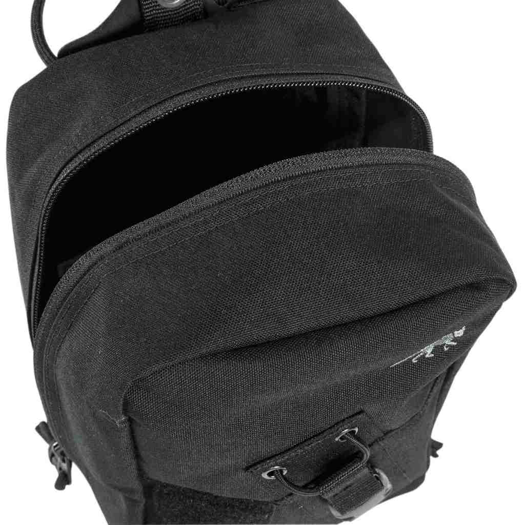 Rescue bag for quick first aid treatment. With integrated scissors pouch on the outside. www.moralepatches.com.au