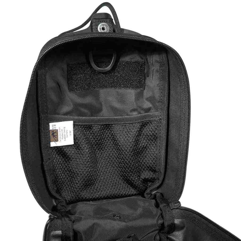 Rescue bag for quick first aid treatment. With integrated scissors pouch on the outside. www.moralepatches.com.au