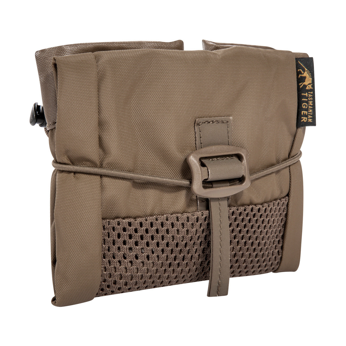 Small foldable depot bag for empty magazines or other utensils. With mesh bottom for quick water drainage. Inside there is a fastening possibility for a M4 magazine pouch or two pistol magazines. The Dump Pouch can be operated even when it is folded. www.moralepatches.com.au