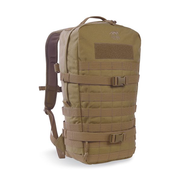 Robust 9 litre daypack with a large main compartment. It features two wrap around compression straps reduce the volume if needed, and a MOLLE system on the front and sides that can be used for individual expansion. Hydration system compatible. www.moralepatches.com.au