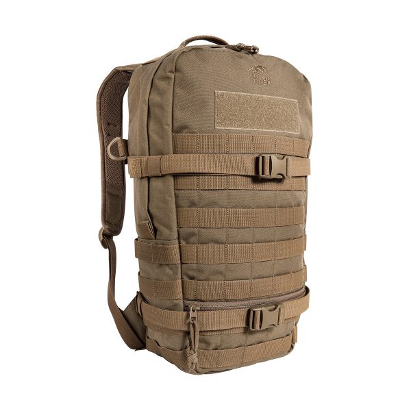 Robust 9 litre daypack with a large main compartment. It features two wrap around compression straps reduce the volume if needed, and a MOLLE system on the front and sides that can be used for individual expansion. Hydration system compatible. www.moralepatches.com.au