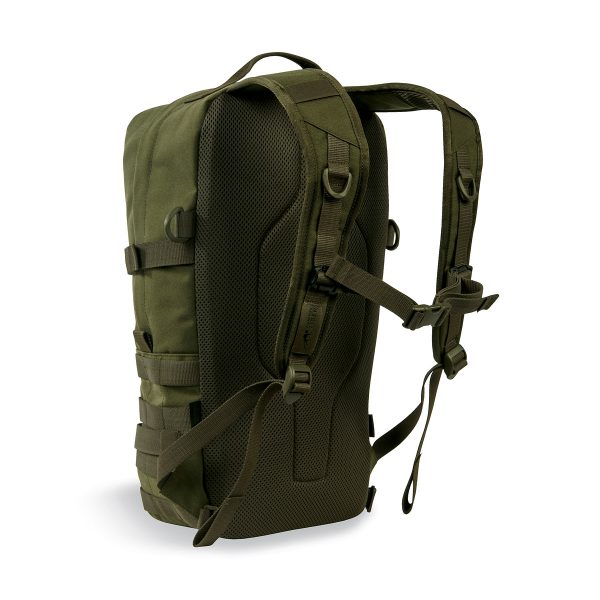 Robust 9 litre daypack with a large main compartment. It features two wrap around compression straps reduce the volume if needed, and a MOLLE system on the front and sides that can be used for individual expansion. Hydration system compatible. www.moralepatches.com.au