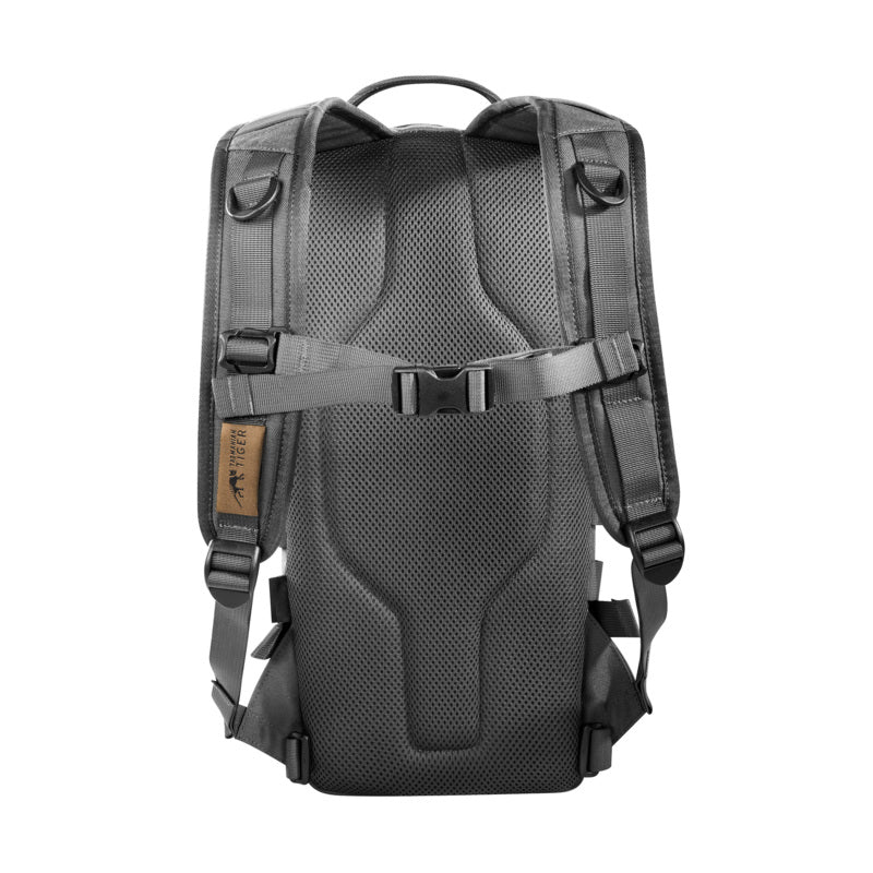 Robust 9 litre daypack with a large main compartment. It features two wrap around compression straps reduce the volume if needed, and a MOLLE system on the front and sides that can be used for individual expansion. Hydration system compatible. www.moralepatches.com.au