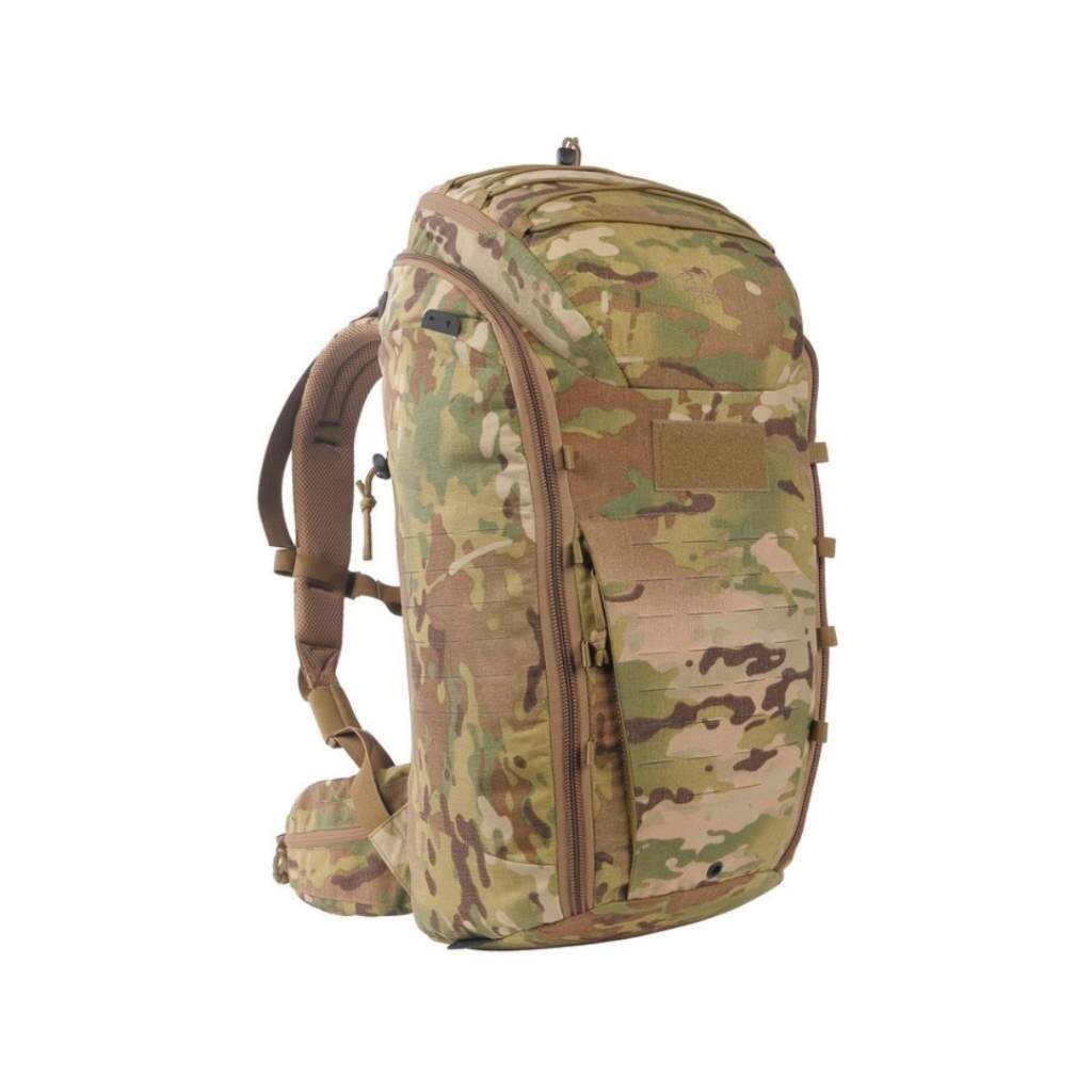 The TT Modular Pack 30 can be used on any mission. Its modular design and expansive front opening makes it easy to set it up for a wide variety of situations. The new padded back carrying system features length-adjustable shoulder straps that comfortably fit any back. The aluminium rail can be bent to suit and the hip flaps can be removed if required. www.moralepatches.com.au