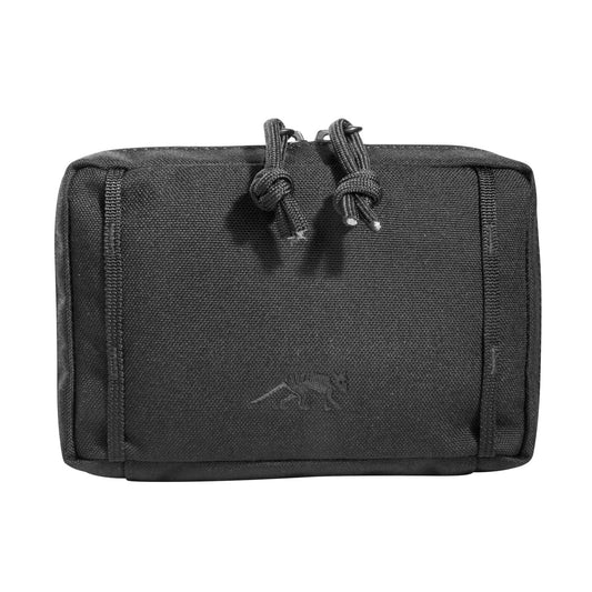 Accessory pouch with 10 x 15 x 4cm dimensions, a large opening and MOLLE reverse system. The inside features are a mesh pocket and elastic loops. www.moralepatches.com.au