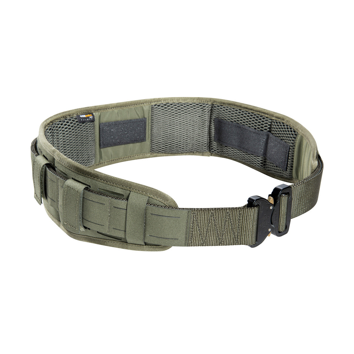 Padded intermediate belt for tactical belts. The belt has hidden hook-and-loop strips on the inside so you can attach it to an under-belt if need be. www.moralepatches.com.au
