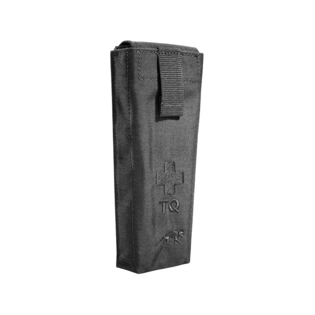 Closed pouch with quick-release system to hold a CAT tourniquet or SAM XT tourniquet. www.moralepatches.com.au
