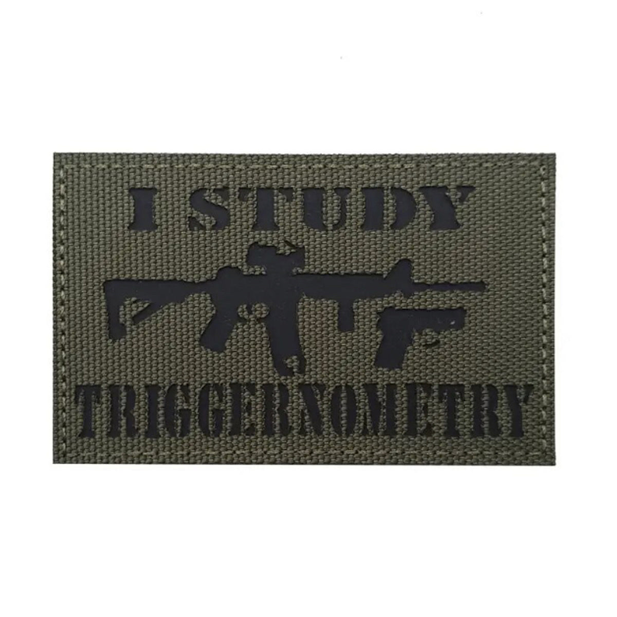 Experience the power of precision with the I Study Triggernometry Laser Cut Patch! Measuring at 8x5cm, this hook and loop patch is the ultimate addition to any collection. Master the art of marksmanship and proudly display your skills with this must-have accessory. www.moralepatches.com.au
