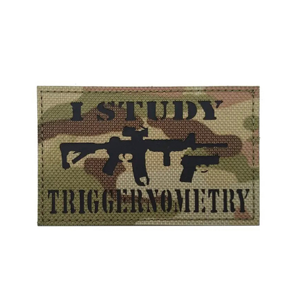 Experience the power of precision with the I Study Triggernometry Laser Cut Patch! Measuring at 8x5cm, this hook and loop patch is the ultimate addition to any collection. Master the art of marksmanship and proudly display your skills with this must-have accessory. www.moralepatches.com.au