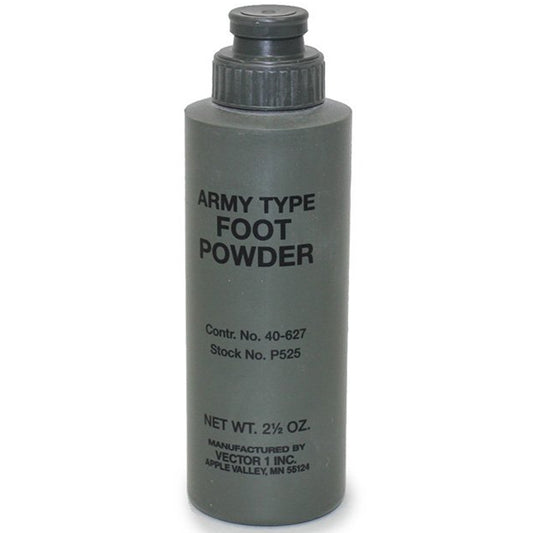 Made from Talc, this army issue powder soothes, dries and protects your feet whilst preventing itching and burning. Great for people who are in boots most of the day and have no time to let the skin breathe. Great to take when Hiking, working or to keep your feet smelling fresh on school camp. www.moralepatches.com.au