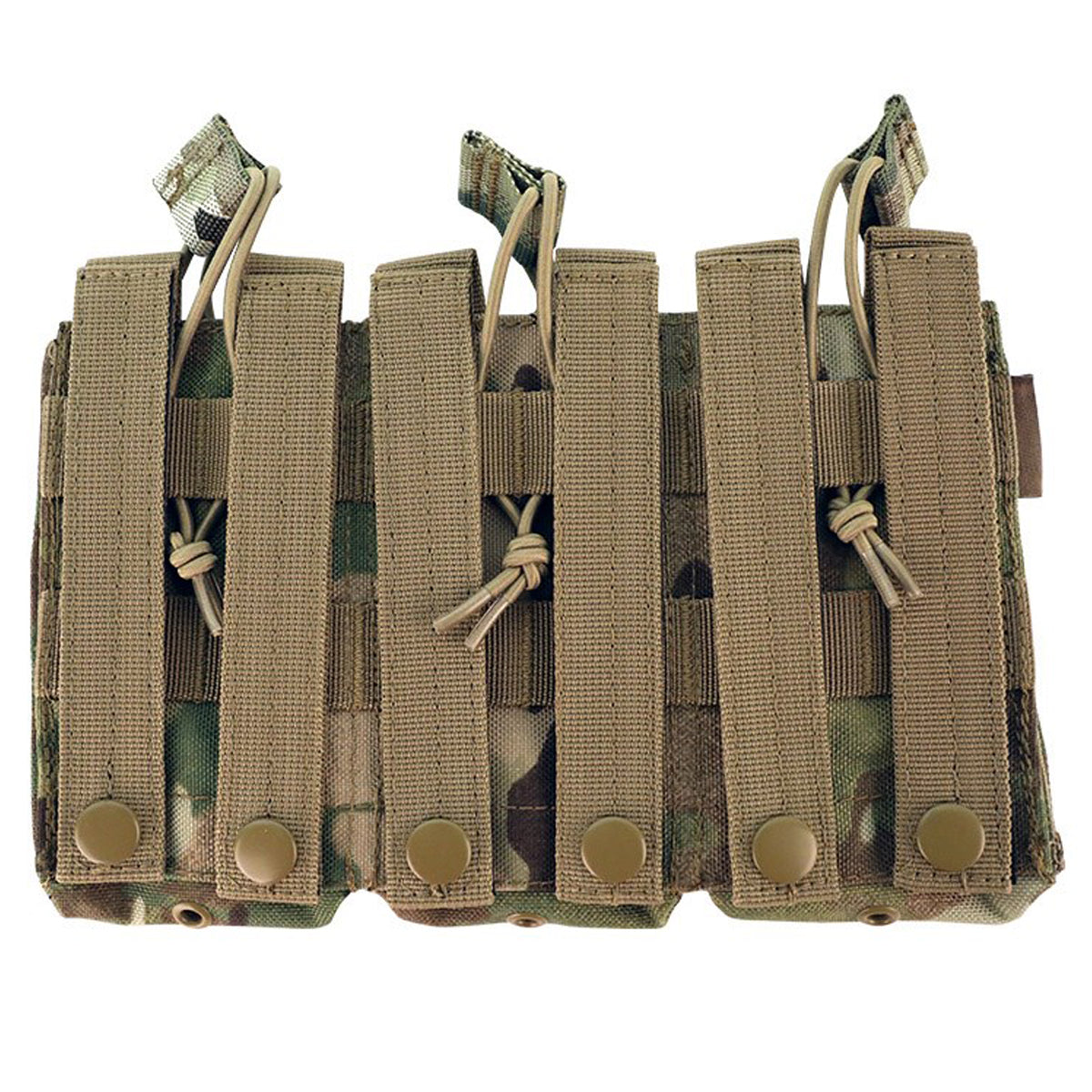 The Valhalla Triple Mag Pouch is an easy and effective way to carry your magazines. It does this by utilizing an open-top design with elastic bungee cords with easy pull tabs to hold the mags in place. www.moralepatches.com.au