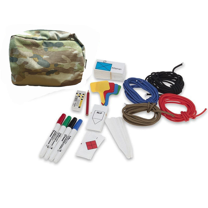 Unleash your inner leader with the Defence Leader Mud Model Kit AMCU! This kit contains everything a Section or Platoon Commander needs, including 68 markers for platoons, sections, support, and enemy positions, plus various tools for tracking location and paths. It's the ultimate Mud model kit for passionate and inspiring leaders, making it an essential addition to your collection. Get yours today and elevate your leadership game! www.moralepatches.com.au