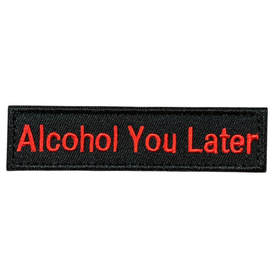 Take your fashion to the next level with this unique and bold embroidered patch! Add a touch of personality to any outfit, from jackets and shirts to pants, jeans, and hats. Measuring at 10x2.5cm, it's the perfect size for making a statement. www.moralepatches.com.au