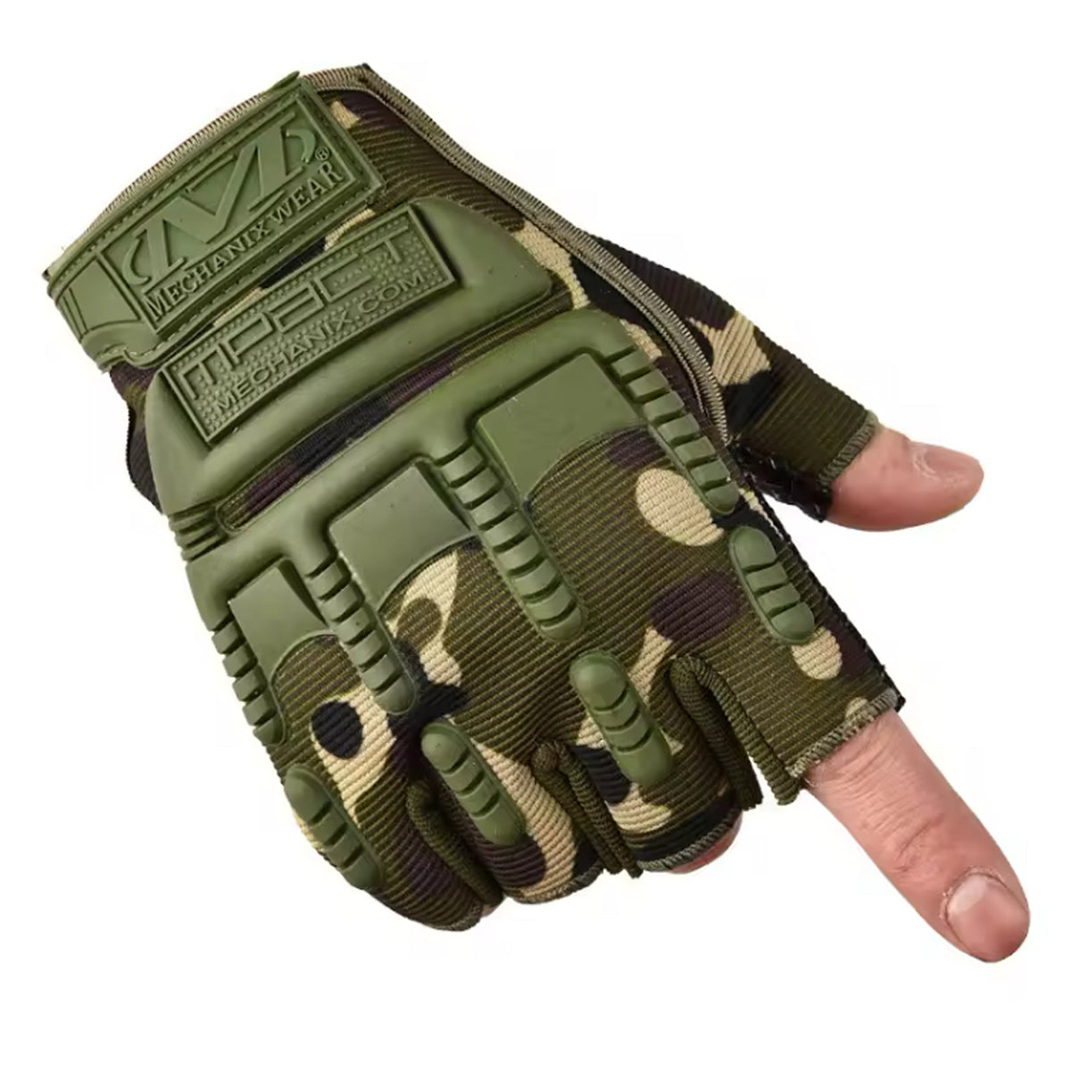 Unlike the normal fingerless gloves, the tactical fingerless has more flexibility and stretch. These are a one size fits most and are sized small to large for adjustments. www.moralepatches.com.au