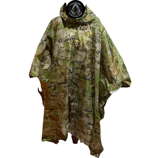 This indispensable gear is ready for any weather, perfect for piquet duty or quick shelter with its clever redesign that combines a poncho and hootchie. It's 100% waterproof and made from 210D nylon coated with polyurethane, www.moralepatches.com.au
