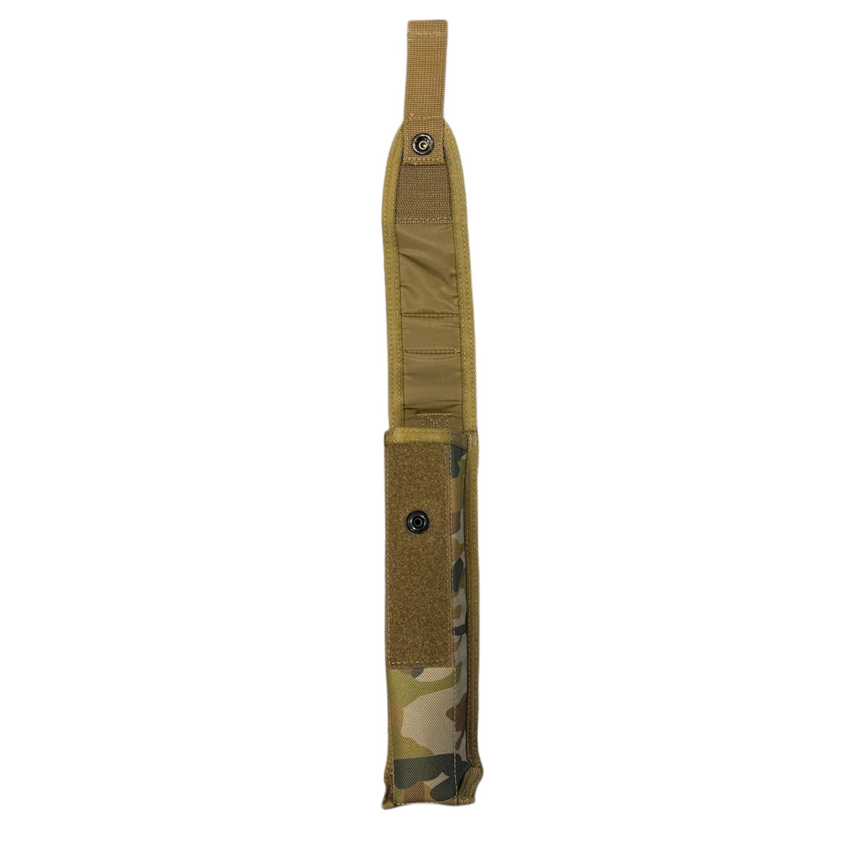 Secure your torch or baton with confidence using this heavy-duty pouch, engineered from robust 900D fabric with dual polyurethane coating for maximum durability. The combination velcro and press stud closure keeps your gear locked in place, while the drainage hole prevents moisture buildup. www.moralepatches.com.au