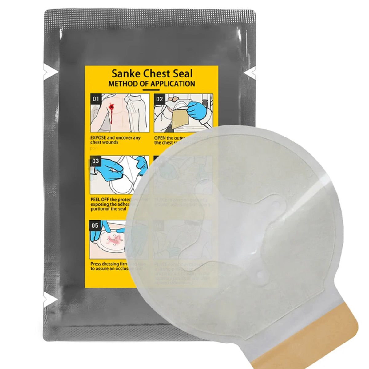 A chest seal is indicated when a patient has penetrating chest trauma from neck to navel, on the front, side or back of the chest. The chest seal doesn't control bleeding inside the chest cavity. Instead, the chest seal prevents air from entering the chest cavity. www.moralepatches.com.au