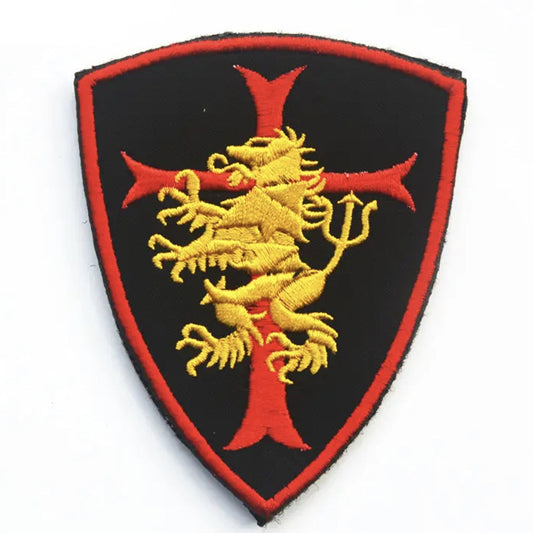Experience the power and impact of Crusade Shield Embroidery Velcro Backed Patch in a compact 9x7cm size. Don't underestimate the potential of this patch - it's the perfect addition to any outfit or accessory. Order now and discover the endless possibilities! www.moralepatches.com.au