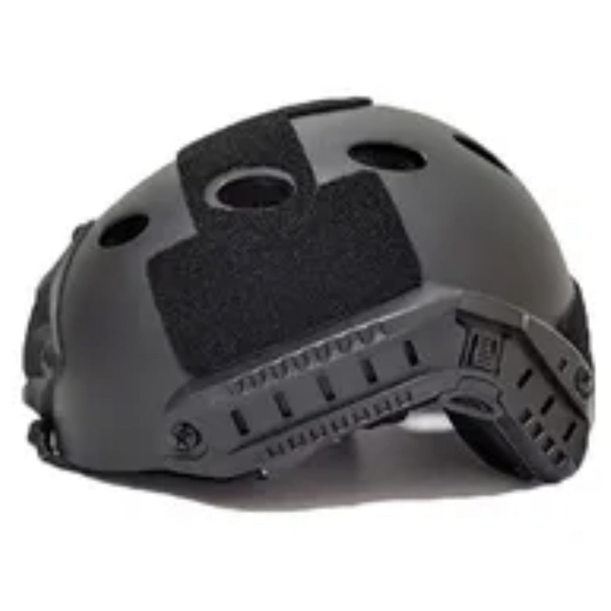 Crafted with durable plastic and foam padding, this injection-molded Fast Helmet is ready for any mission! Attach signs and lights easily with its Velcro fasteners, and the NVG equipment compatible design is ready for any environment. www.moralepatches.com.au