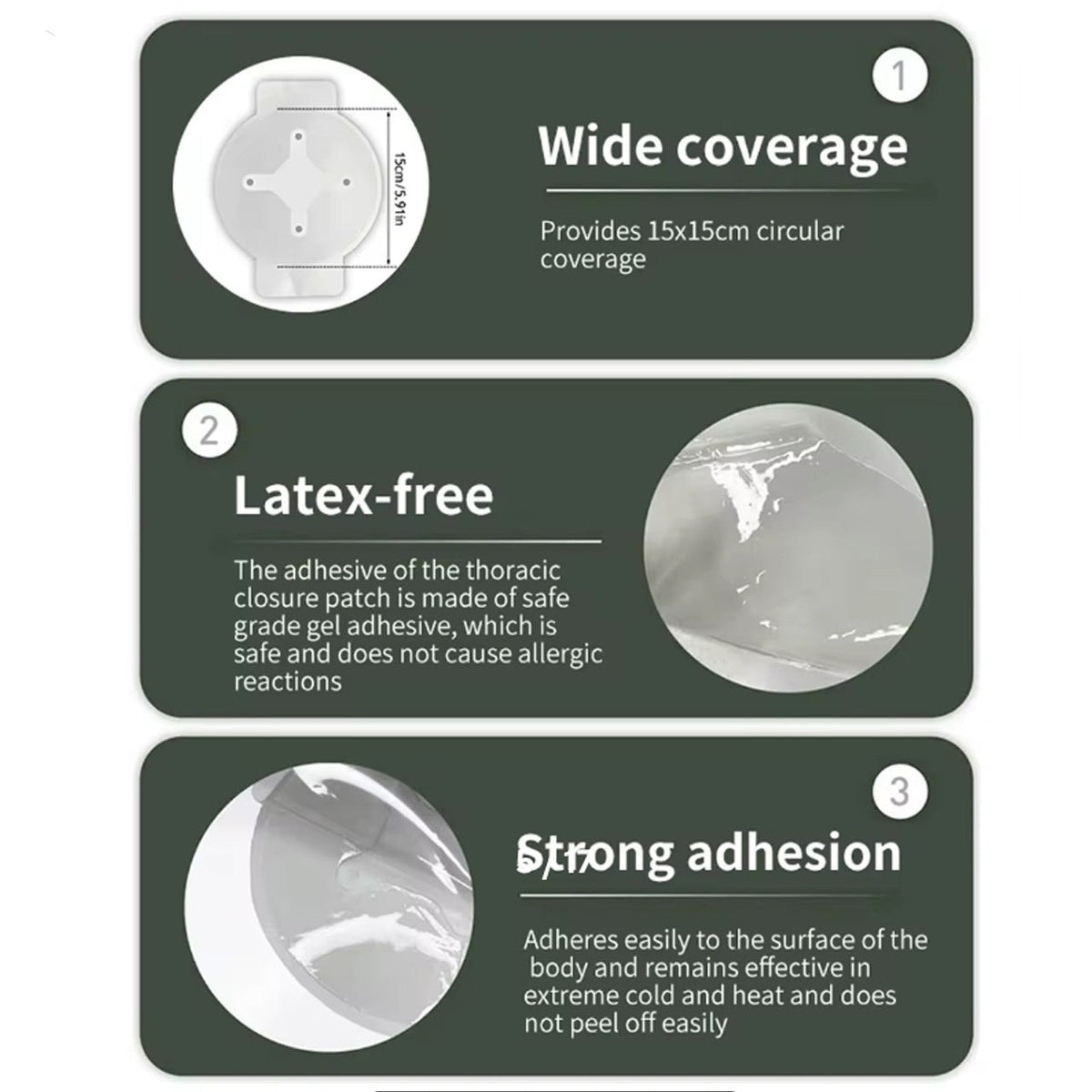 A chest seal is indicated when a patient has penetrating chest trauma from neck to navel, on the front, side or back of the chest. The chest seal doesn't control bleeding inside the chest cavity. Instead, the chest seal prevents air from entering the chest cavity. www.moralepatches.com.au