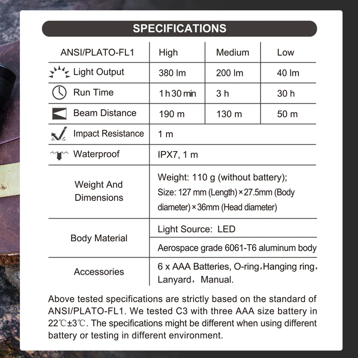 It belongs in every household: the practical NEXTORCH C3 LED torch.
Whether it’s for a power failure or repair work – this reliable, robust torch always provides the optimum light. Also for on the go, when travelling, camping or walking the dog – the C3 LED torch is a real all-round talent and always a reliable companion. www.moralepatches.com.au