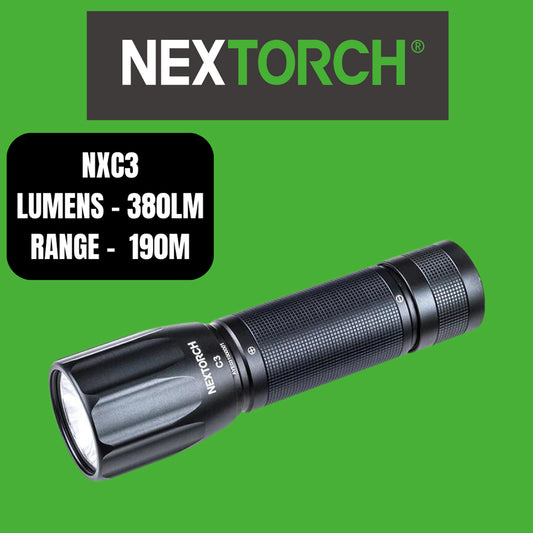 It belongs in every household: the practical NEXTORCH C3 LED torch.
Whether it’s for a power failure or repair work – this reliable, robust torch always provides the optimum light. Also for on the go, when travelling, camping or walking the dog – the C3 LED torch is a real all-round talent and always a reliable companion. www.moralepatches.com.au
