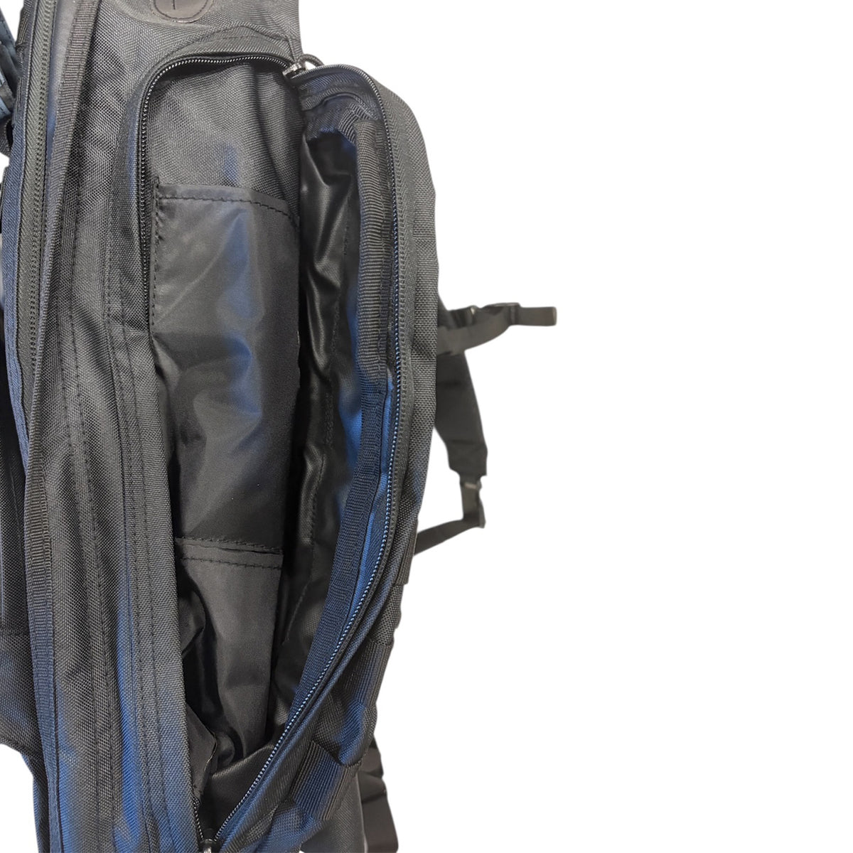 The Tactical 45LT Patrol Pack is designed for 2-3 day missions, featuring two main compartments for efficient gear organization. It includes a front pocket with an internal organizer, a dedicated hydration pocket, and a protective pouch for sunglasses. www.moralepatches.com.au