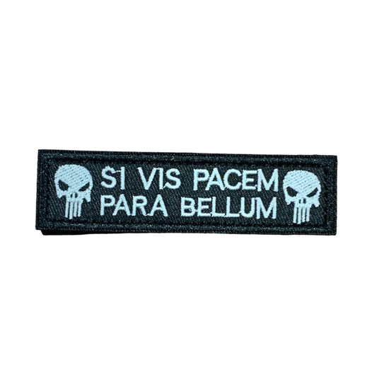 Experience the power and impact of&nbsp;Punishment White On Black Velcro Backed Patch in a compact&nbsp;9.5x2.5cm size. Don't underestimate the potential of this patch - it's the perfect addition to any outfit or accessory. Order now and discover the endless possibilities! www.moralepatches.com.au