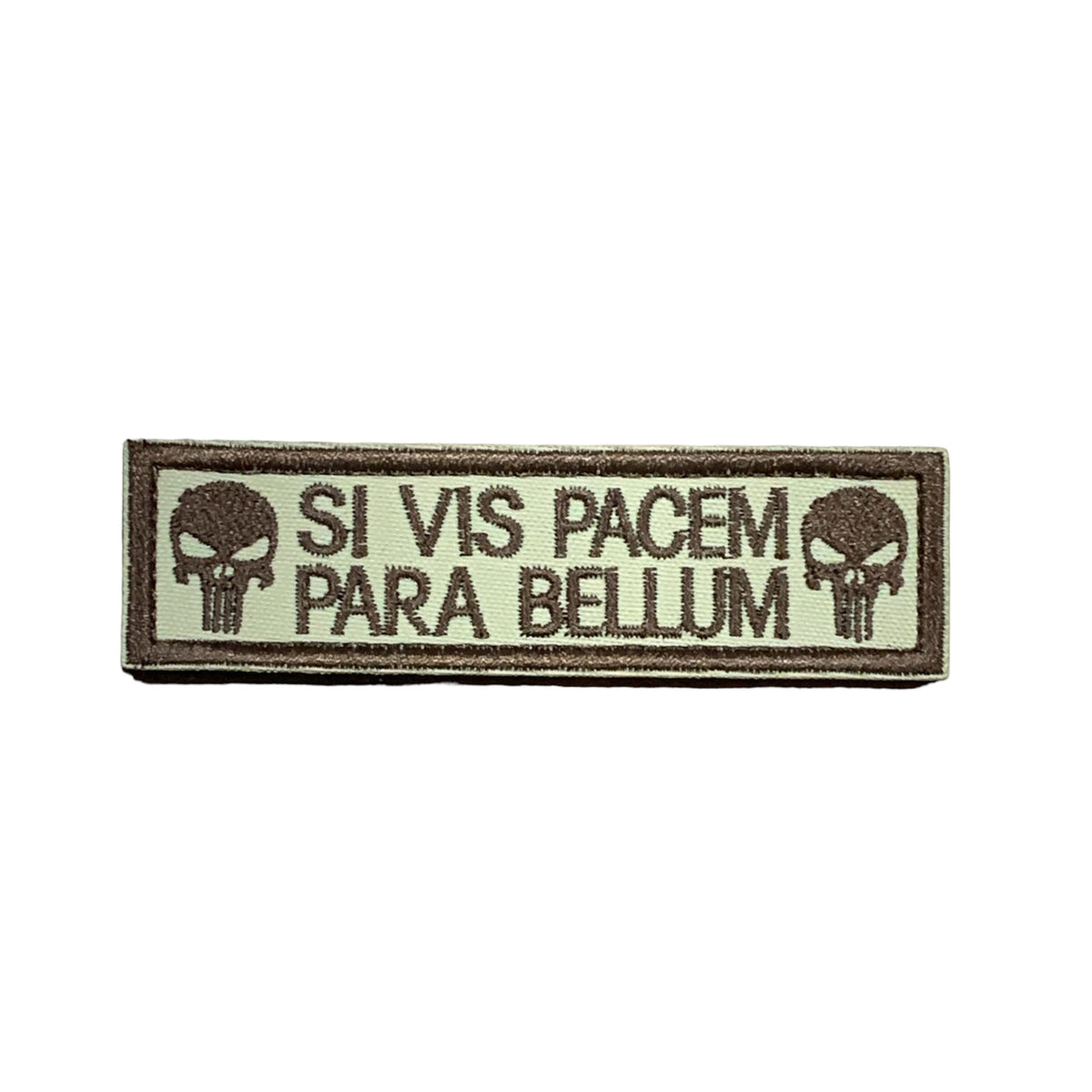 Experience the power and impact of&nbsp;Punishment Brown On Tan Velcro Backed Patch in a compact&nbsp;9.5x2.5cm size. Don't underestimate the potential of this patch - it's the perfect addition to any outfit or accessory. Order now and discover the endless possibilities! www.moralepatches.com.au