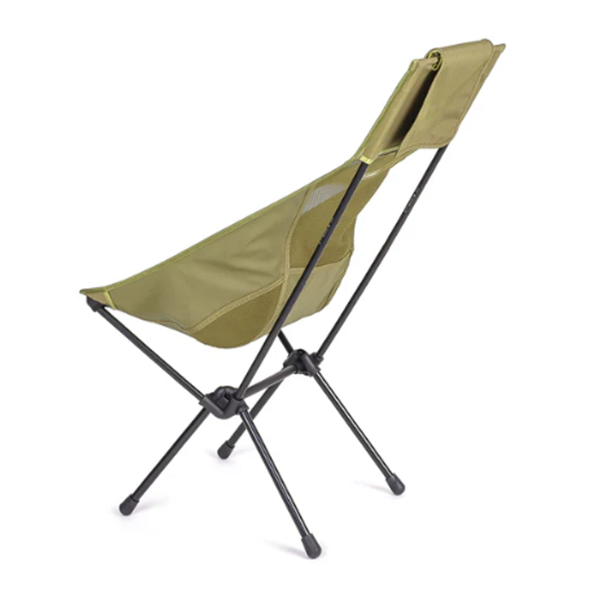 The Helinox Sunset Camping Chair packs down to a portable 47 x 12 x 14cm in its included bag and weighs just 1.6kg. Strong and light, the heart of its innovative design is a frame made from a proprietary DAC aluminium alloy delivering a maximum strength-to-weight ratio that comfortably holds up to 145kg. www.moralepatches.com.au