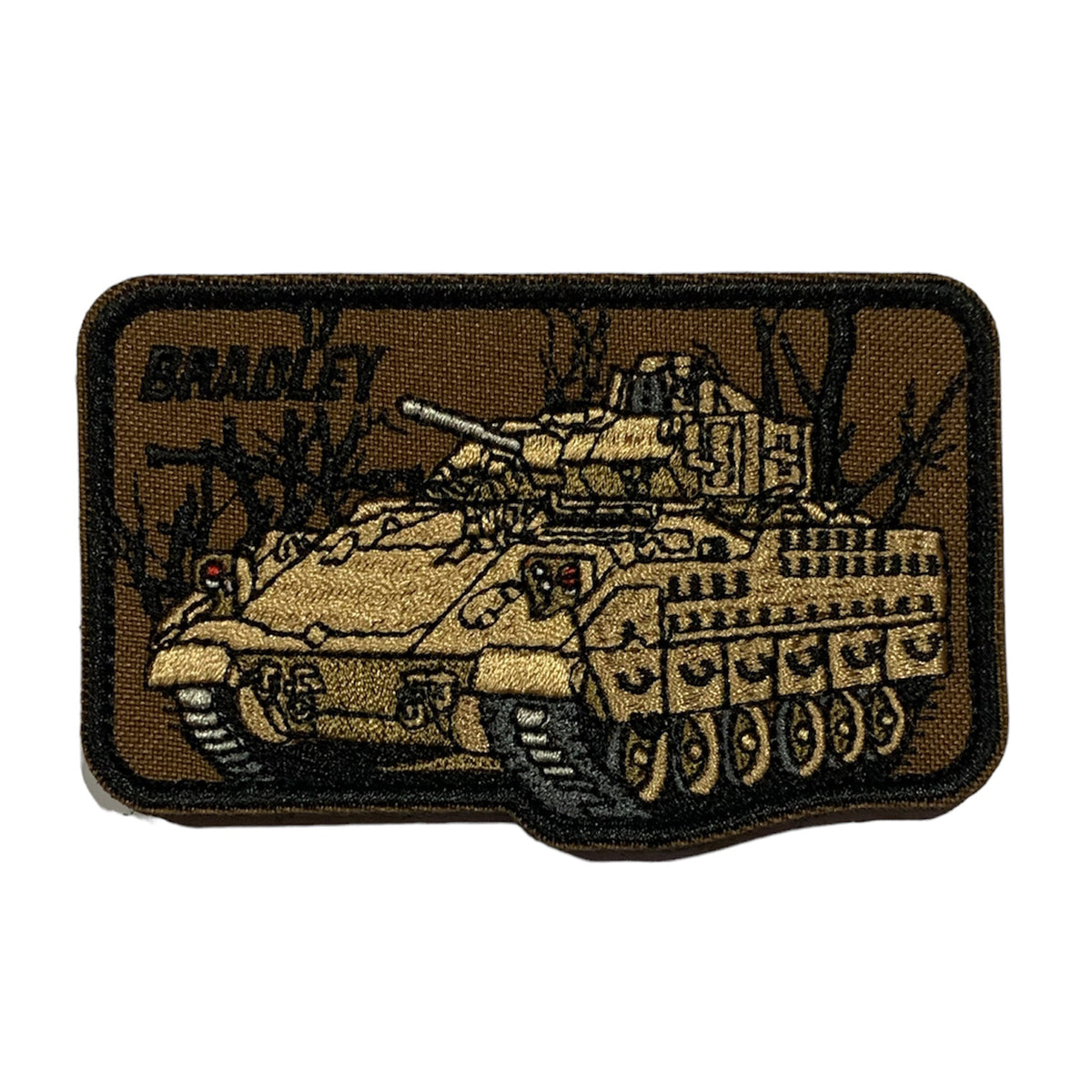 The Bradley is the ultimate solution for transporting infantry or scouts, providing superior armor protection and powerful covering fire to suppress enemy troops and armoured vehicles. www.moralepatches.com.au