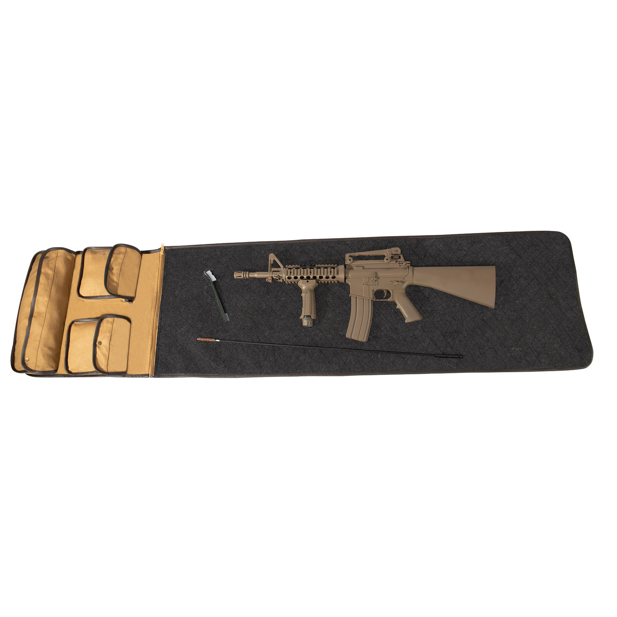 Rothco’s Canvas Gun Cleaning Mat makes it easy to protect your work surface from spills and scratches while maintaining your guns. Gun Cleaning Mat Provides Ample Surface Area For Cleaning Most Rifles (Felt Cleaning Surface Measures 50 Inches X 16.5 Inches) www.moralepatches.com.au
