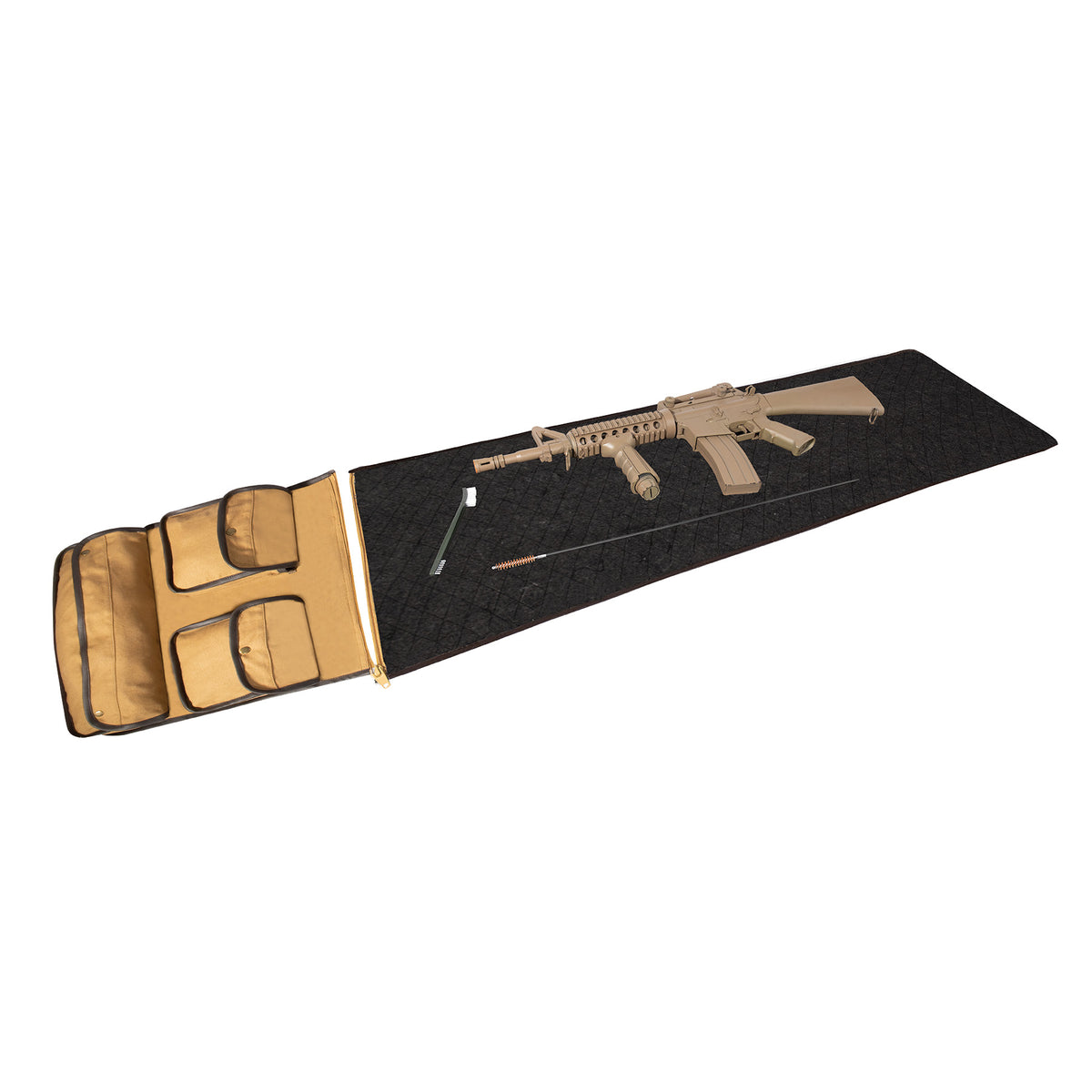 Rothco’s Canvas Gun Cleaning Mat makes it easy to protect your work surface from spills and scratches while maintaining your guns.    Gun Cleaning Mat Provides Ample Surface Area For Cleaning Most Rifles (Felt Cleaning Surface Measures 50 Inches X 16.5 Inches) www.moralepatches.com.au