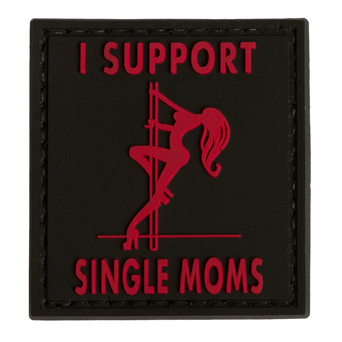 I support single moms PVC Patch, Velcro backed Badge. Great for attaching to your field gear, jackets, shirts, pants, jeans, hats or even create your own patch board.  Size: 5x5cm