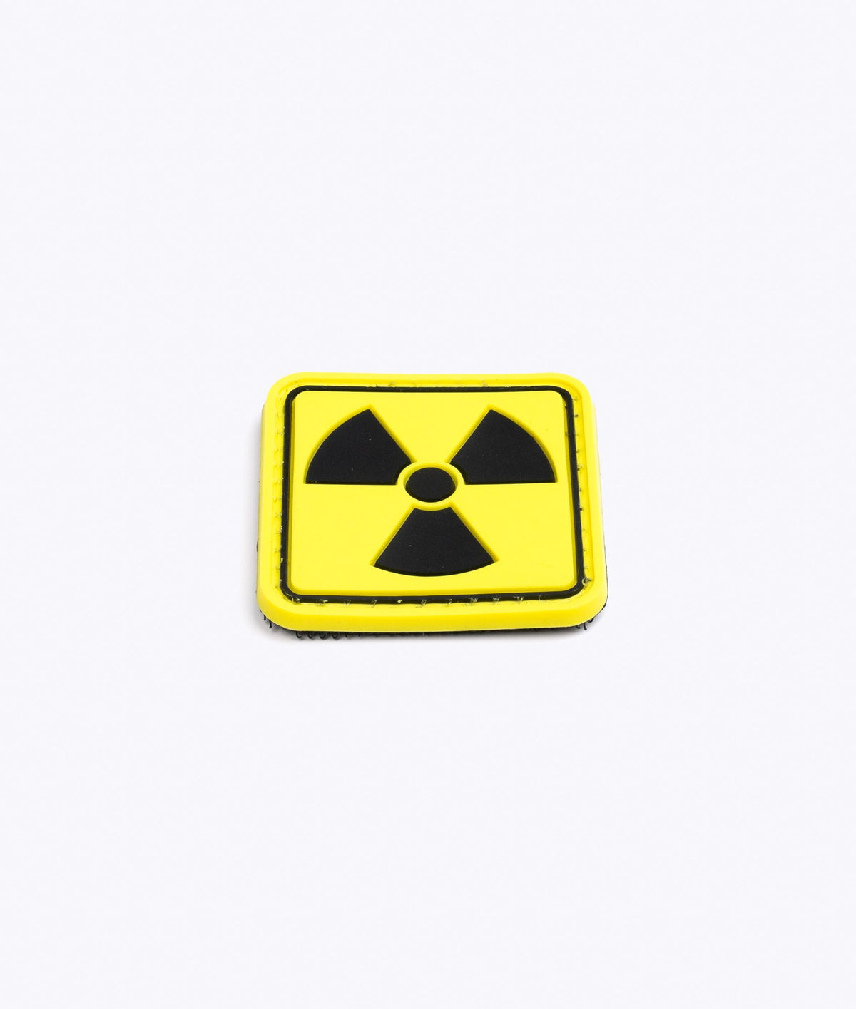 Biohazard Square PVC Patch Yellow and Black