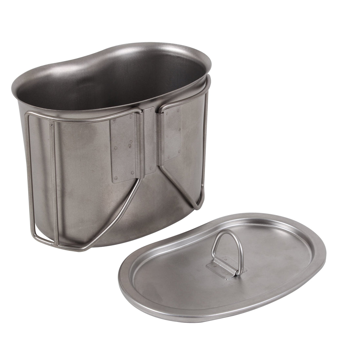 Rothco's Stainless Steel Canteen Cup Lid fits our GI Style Stainless Steel Canteen Cup as a perfect lid.  Durable Stainless Steel Lid For Canteen Cup Fits Canteen Cup By Rothco Perfect For You Next Camping Trip