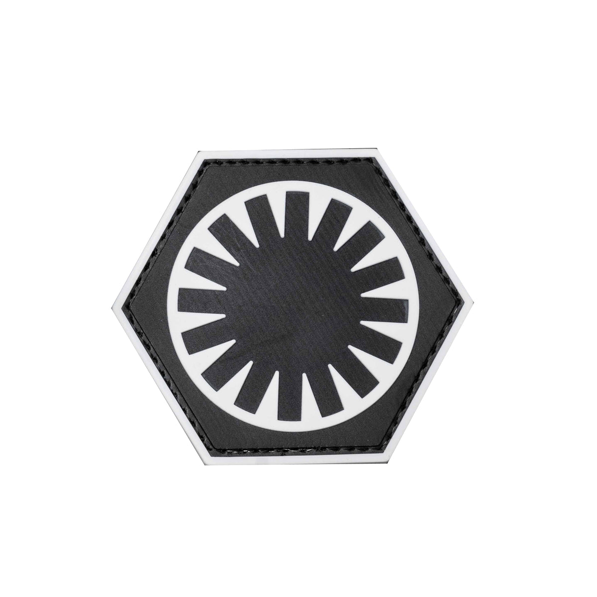 Various Shapes PVC Patch, Velcro backed Badge. Great for attaching to your field gear, jackets, shirts, pants, jeans, hats or even create your own patch board.  Size: 7.6x6.6cm