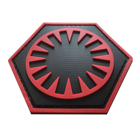 Various Shapes PVC Patch, Velcro backed Badge. Great for attaching to your field gear, jackets, shirts, pants, jeans, hats or even create your own patch board.  Size: 7.6x6.6cm