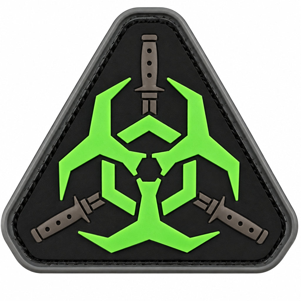 Resident Evil Biohazard PVC Patch Black and Green www.moralepatches.com.au