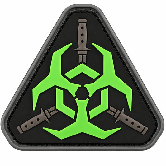 Resident Evil Biohazard PVC Patch Black and Green www.moralepatches.com.au