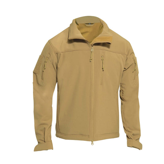 Rothco’s Stealth Ops Soft Shell Tactical Jacket offers unbeatable comfort, durability, and versatility. The mid-weight softshell jacket is ideal for moderate to inclement weather and is perfect for the fall and spring. 