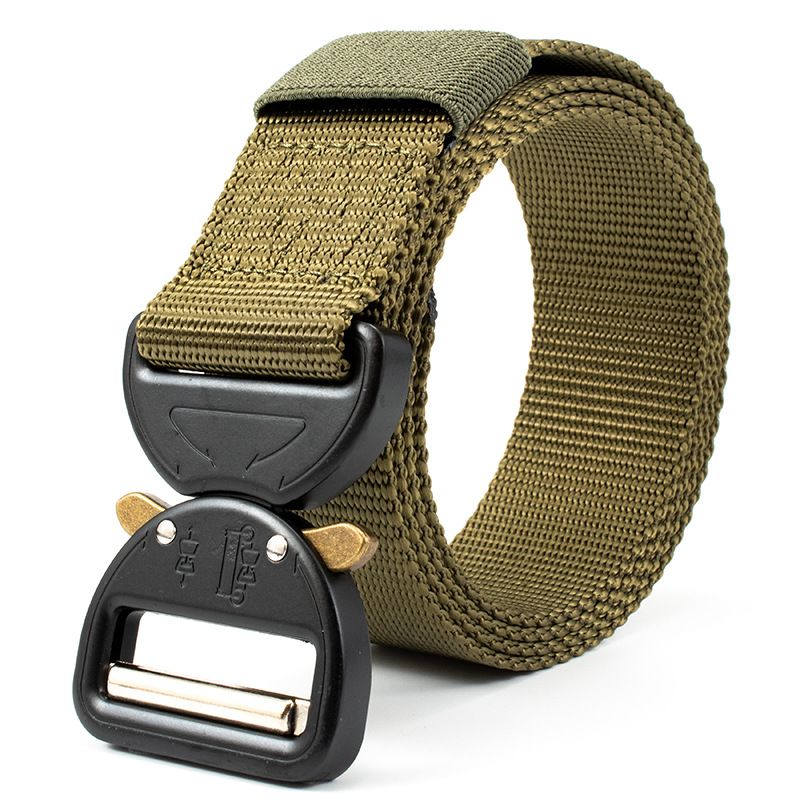 HEAVY DUTY 3.8CM COBRA BUCKLE BELT