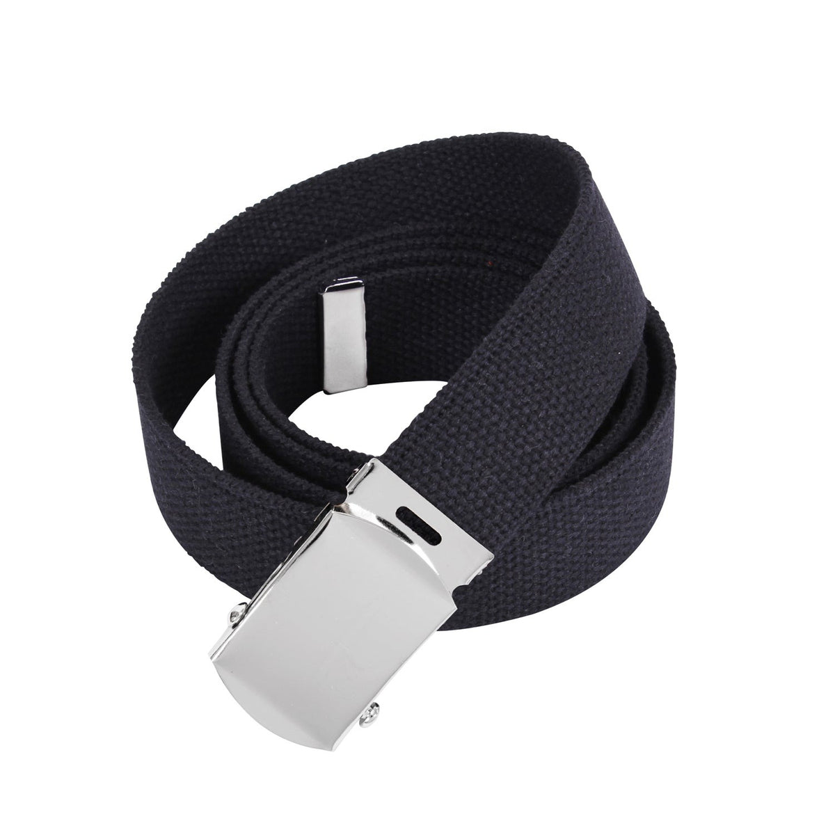 Resilient High-Density Cotton Canvas Material Fully Adjustable Up To 54 Inches - Easily Cut The Web For The Perfect Fit Secure Military Style Metal Buckle Keeps The Belt In Place Detachable Metal Buckle Allows The Military Belt To Be Customized Not Only For Length But Buckle Style As Well Web Belts Measure 1.25” Wide And Will Fit Your BDU Pants, Cargo Shorts, Uniform, Jeans And More!