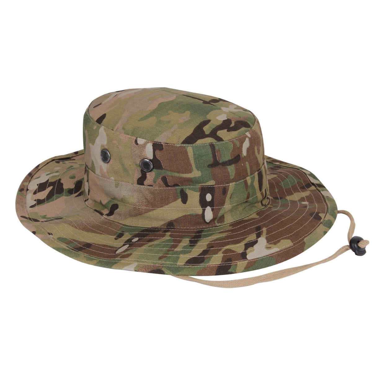 Military Style Cap Offers Unbeatable Sun Protection, While Four Screened Side Vents On The Boonie Cap Offer Optimal Cooling Airflow, A Necessity For Outdoor Missions