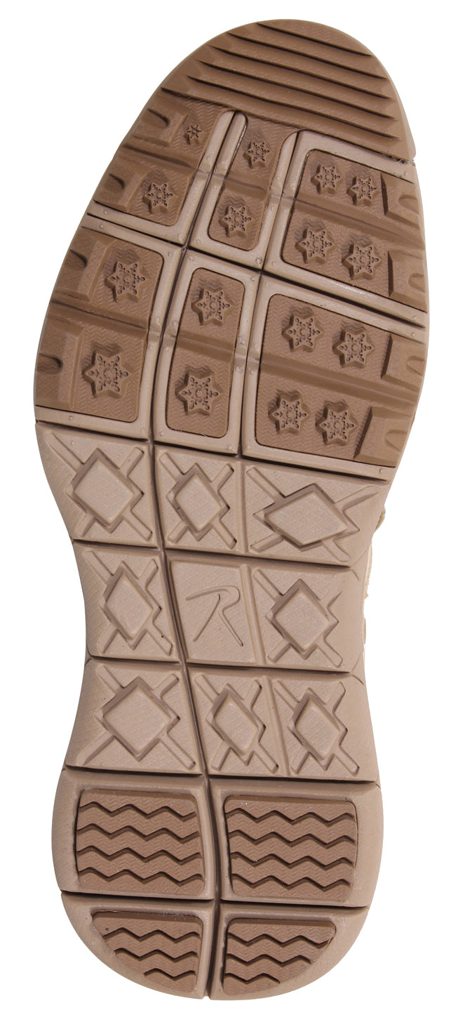 Rothco’s V-Max Lightweight Tactical Boot is the optimal choice for an all-purpose military-style boot.  Military-Style 8 ½” Cross Training Boot Is Designed With The Comfort And Support Of A Running Shoe The V-Max Lightweight Boot Interior Contains A Removable EVA Insole And 2 Screen Air Vents To Keep Your Feet Cool Rubber And EVA Outsole Provides Improved Traction While You Are On The Move Iron Eyelet Lace System Will Keep Your Tactical Boots Tightly Secured www.moralepatches.com.au