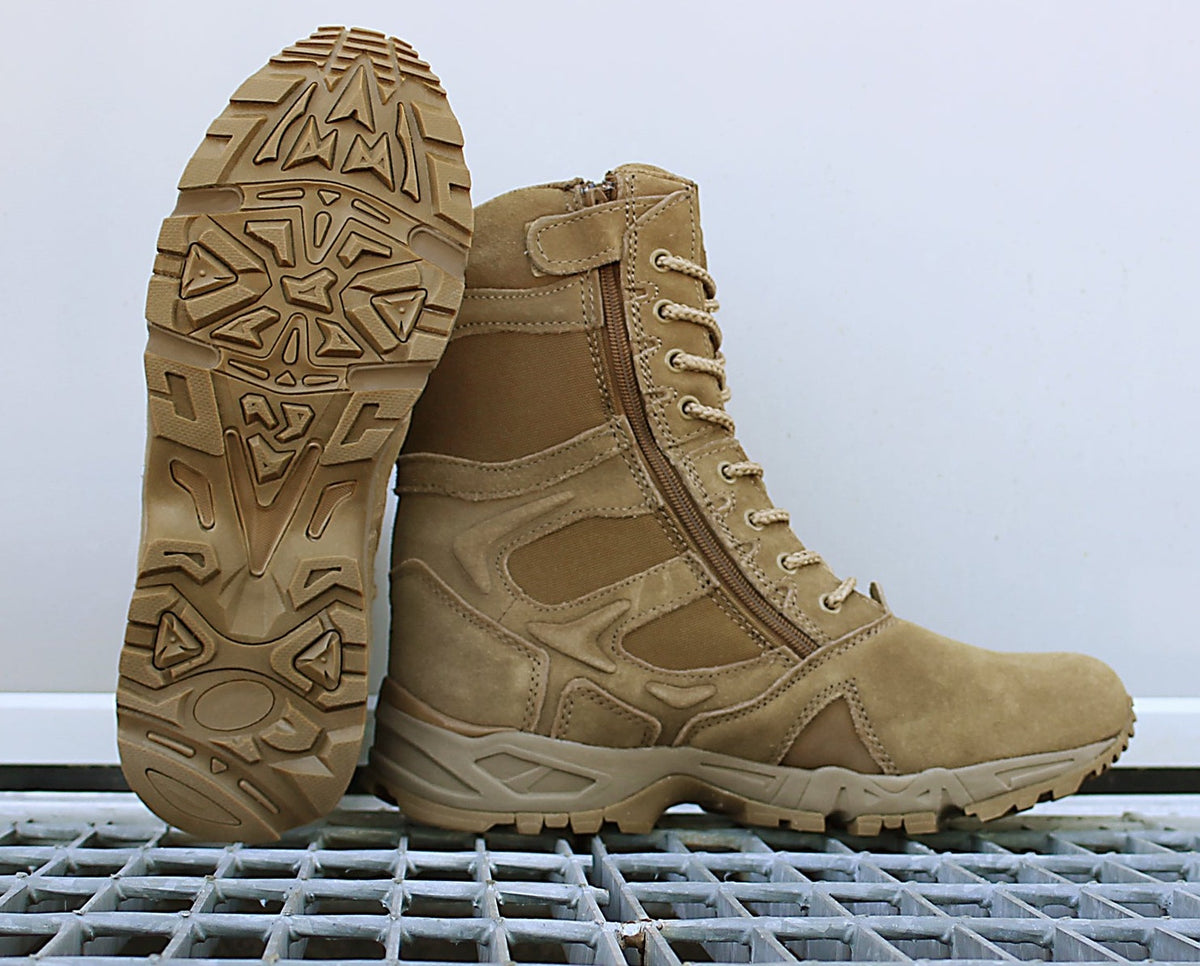 Designed like a running shoe, Rothco's Forced Entry 8" Deployment Boot with Side Zipper offers optimal comfort, support, and stability. 