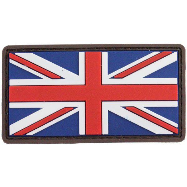  Union Jack Flag Round Corner PVC Patch Full Colour, Velcro backed Badge. Great for attaching to your field gear, jackets, shirts, pants, jeans, hats or even create your own patch board.  Size: 8x5cm