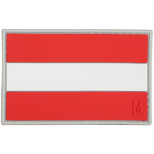 Austrian Flag PVC Patch