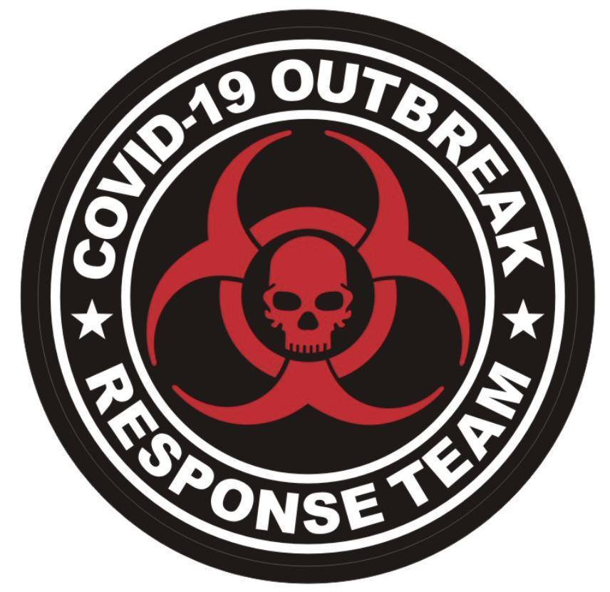 COVID-19 Outbreak Response Team PVC Patch